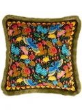 La DoubleJ velvet cushion - Green