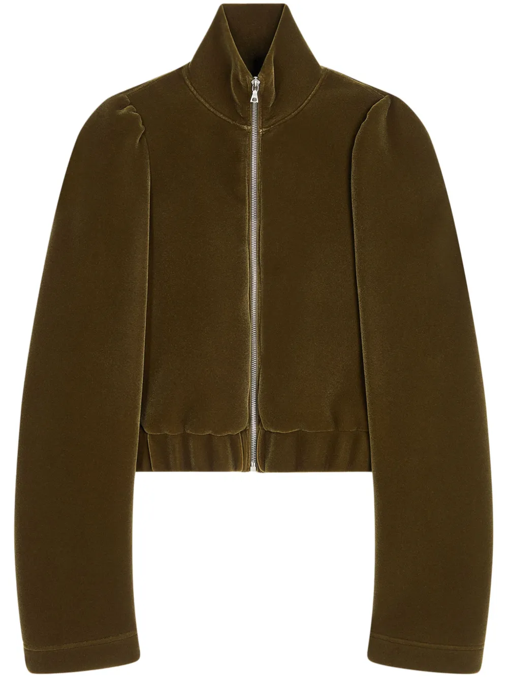 DRIES VAN NOTEN Fluwelen jack Groen