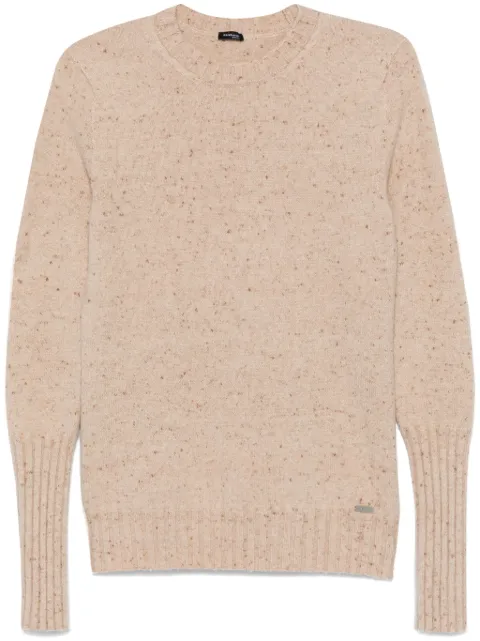 Kiton speckle-knit jumper