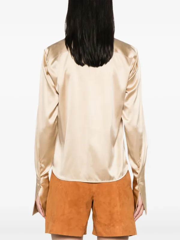 Ermanno Scervino ボウタイ シャツ | ニュートラル | FARFETCH JP