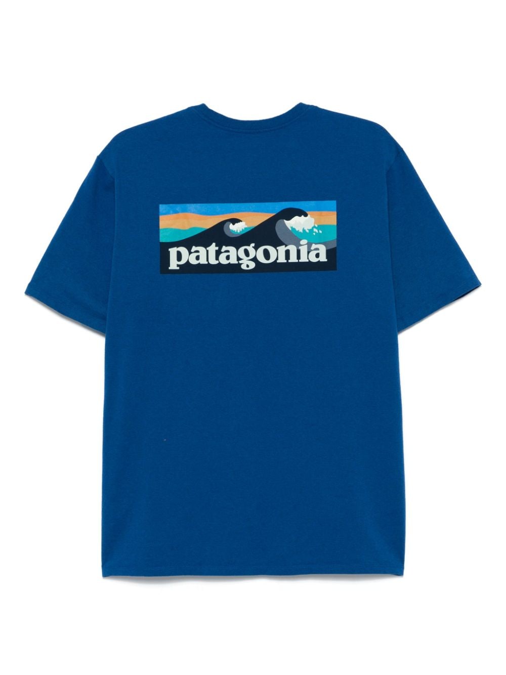 Patagonia Boardshort-logo T-shirt - Blauw