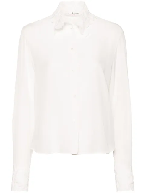 Ermanno Scervino lace-collar shirt