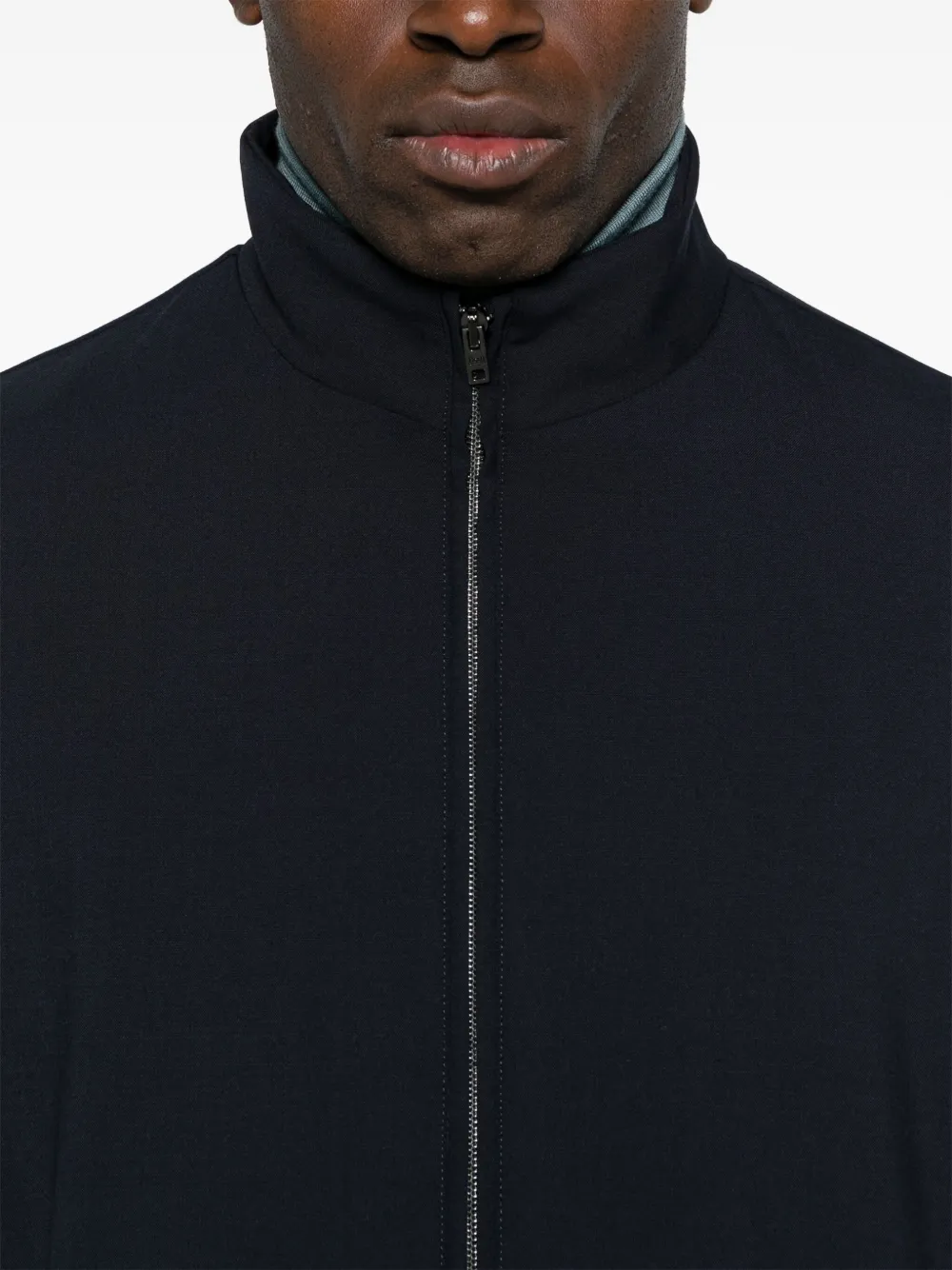 Herno Jack met logoplakkaat Blauw