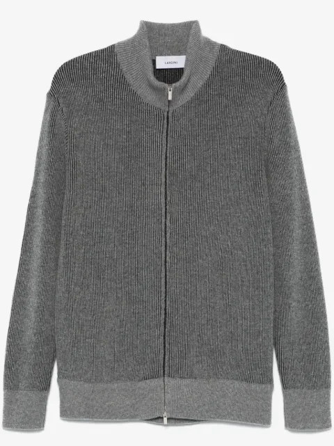 Lardini ribbed cardigan