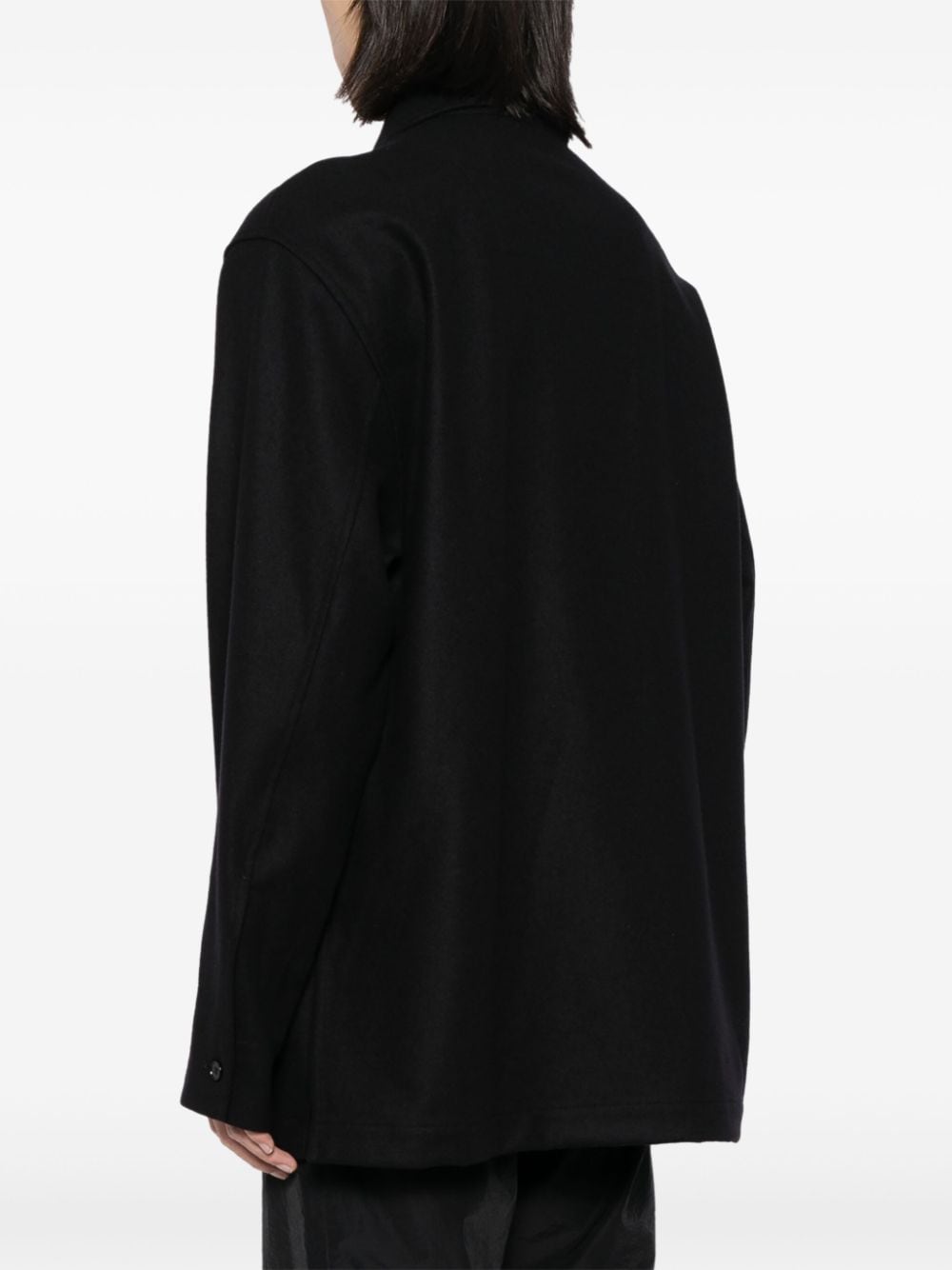 Shop Jil Sander Zip-up Sweatshirt In Black