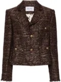 Dice Kayek tweeded blazer - Brown