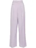 Dice Kayek wide-leg tailored trousers - Purple