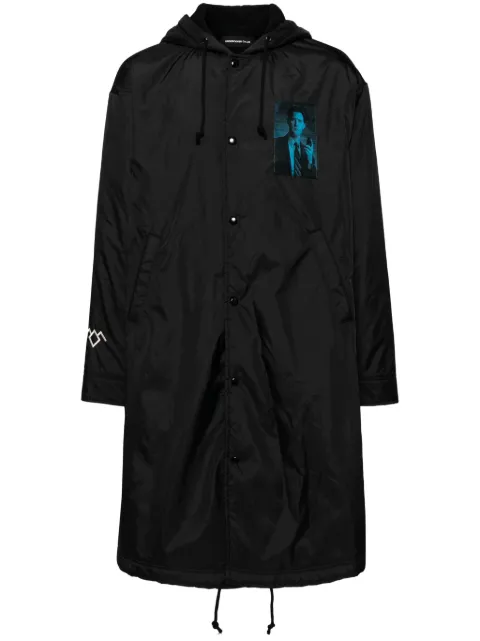 Undercover graphic print hooded parka