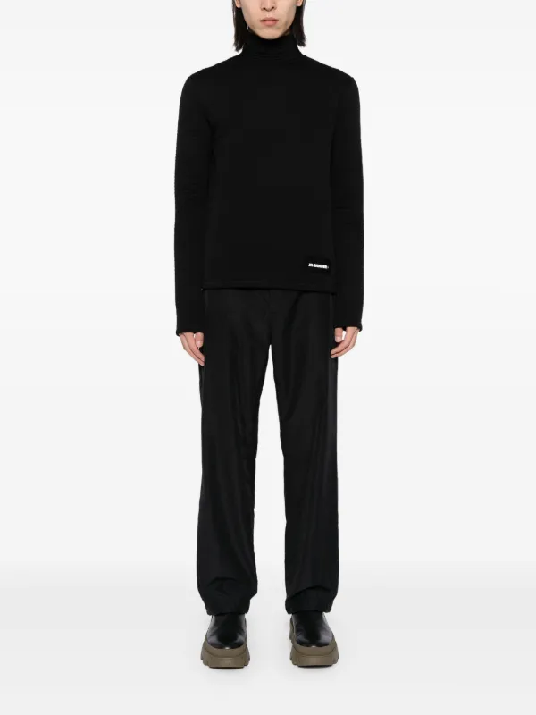 Jil Sander パデッド スウェットシャツ | ブラック | FARFETCH JP