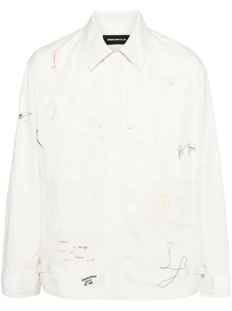 Undercover graphic-print long-sleeved jacket