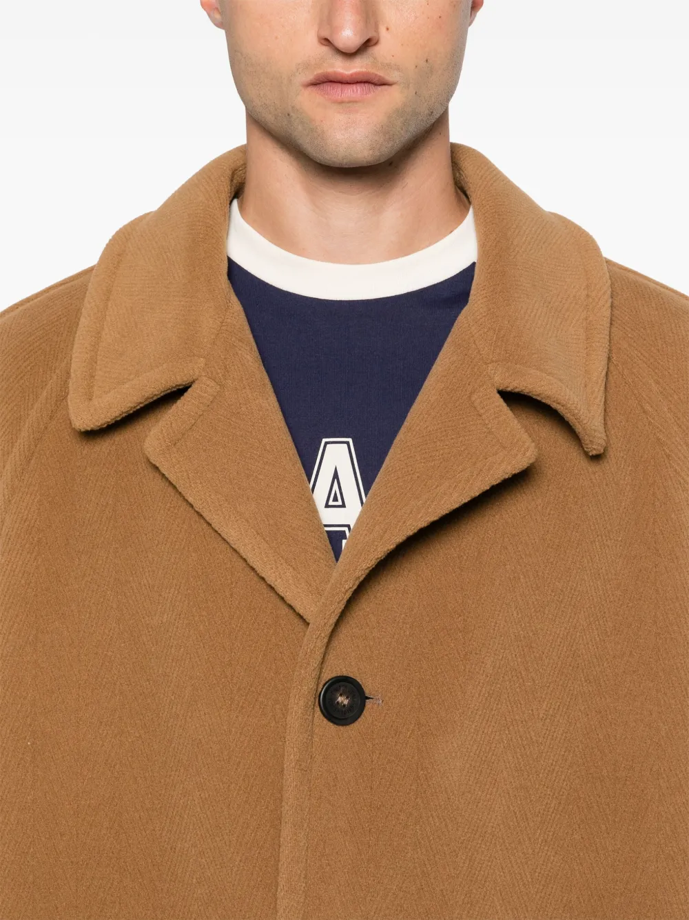 Golden Goose Jas met enkele rij knopen Bruin