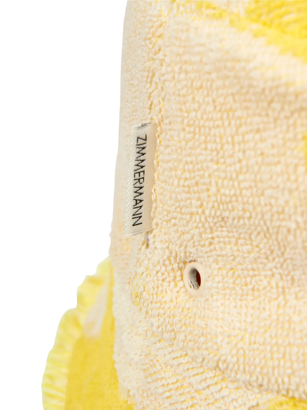 Zimmermann Towelling-finish Bucket Hat In 黄色