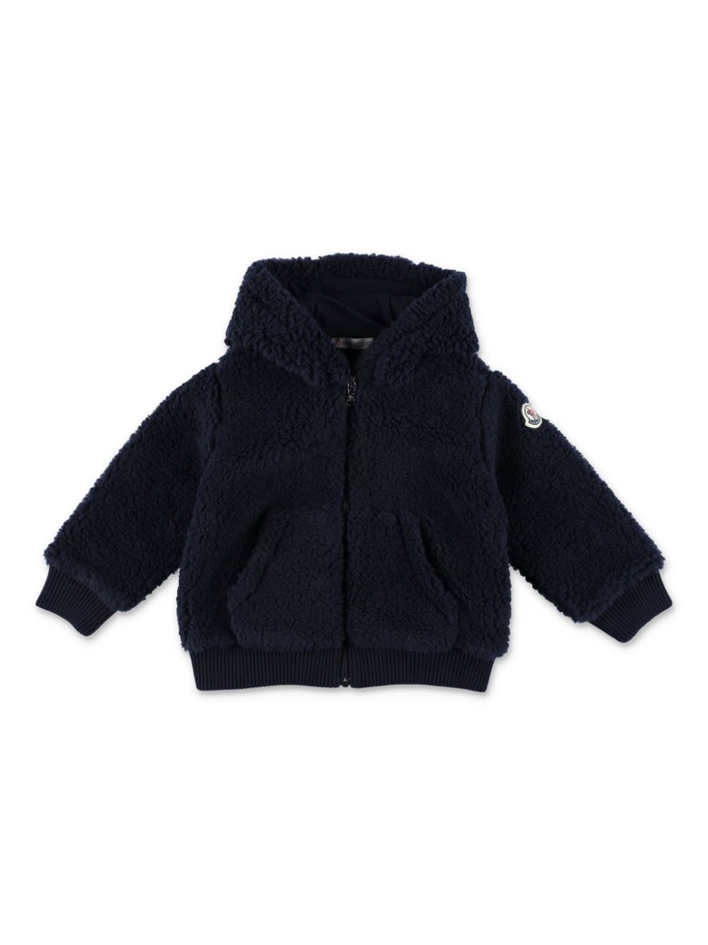 Moncler Enfant eco fur jacket - Blue