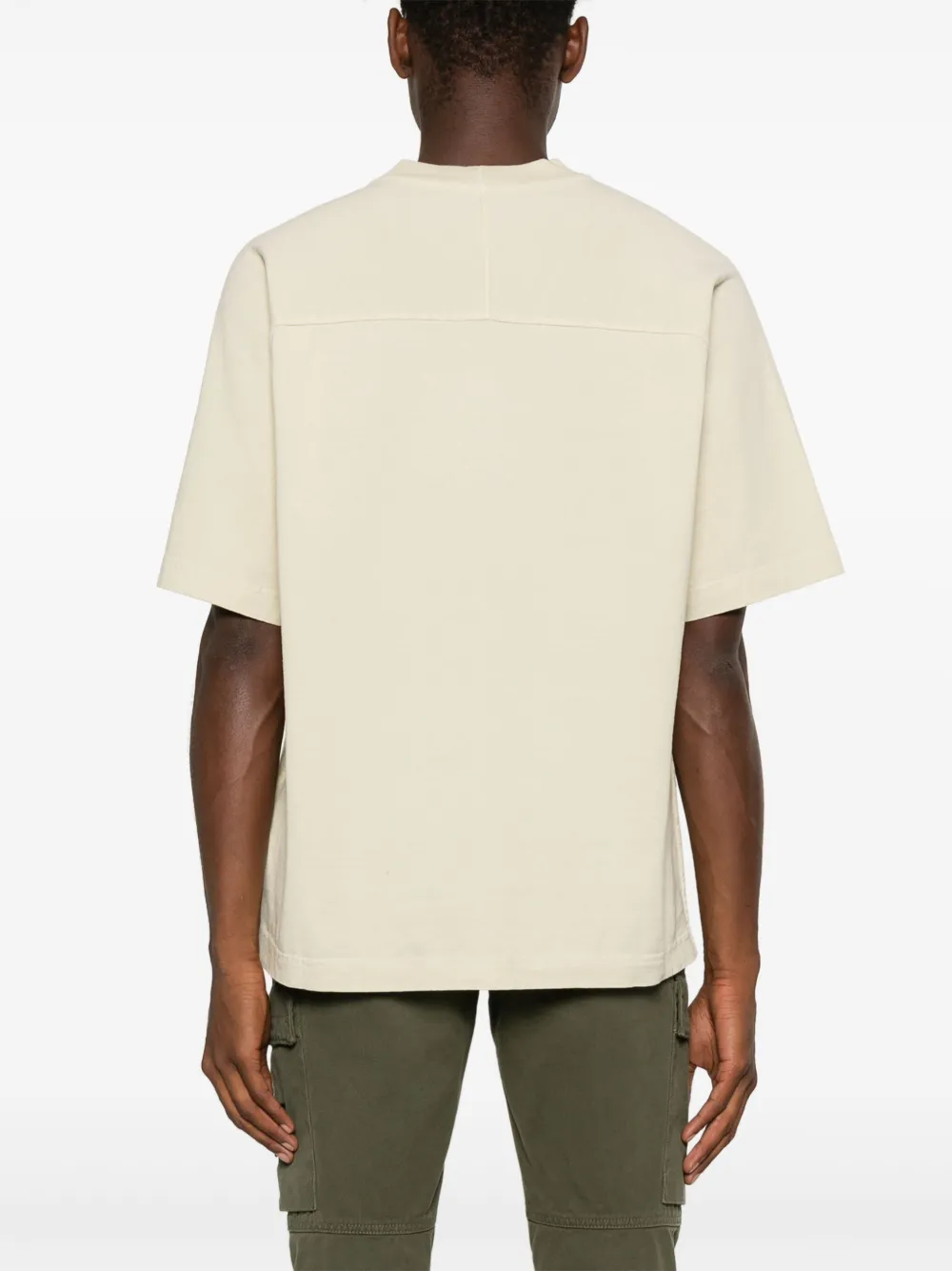 Stone Island T-shirt van biologisch katoen Beige