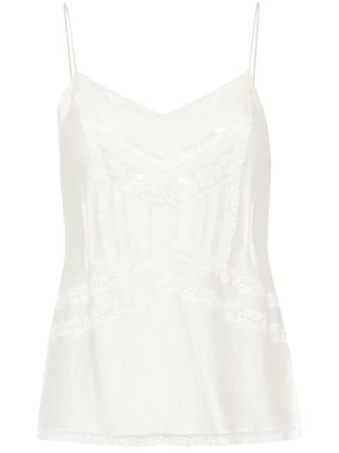 Ermanno Scervino lace-trim top