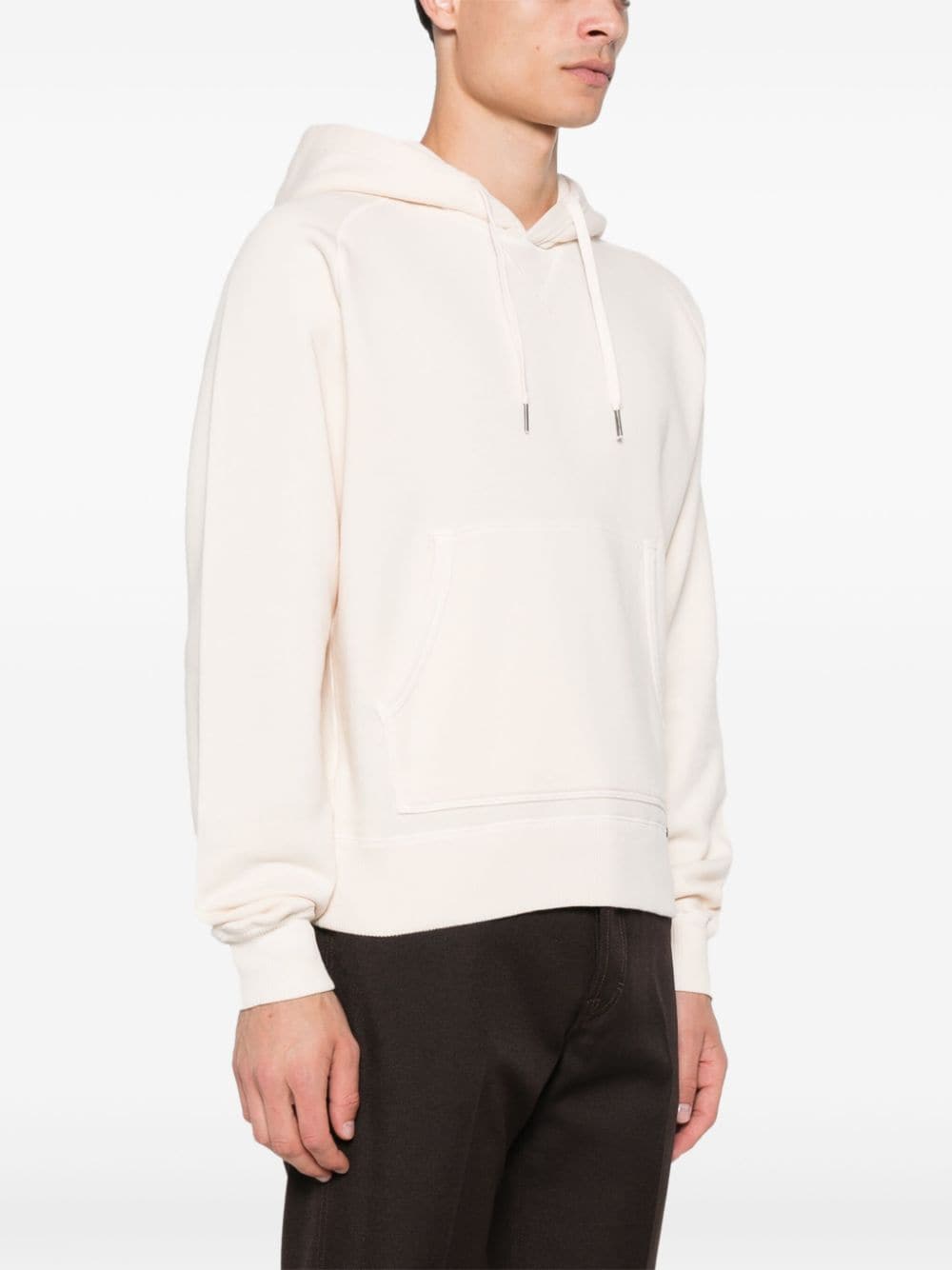 TOM FORD Hoodie met logopatch Beige