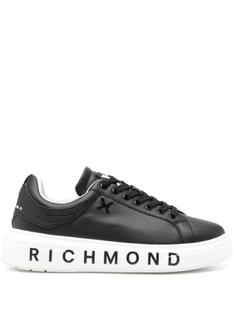 John Richmond tenis con logo estampado