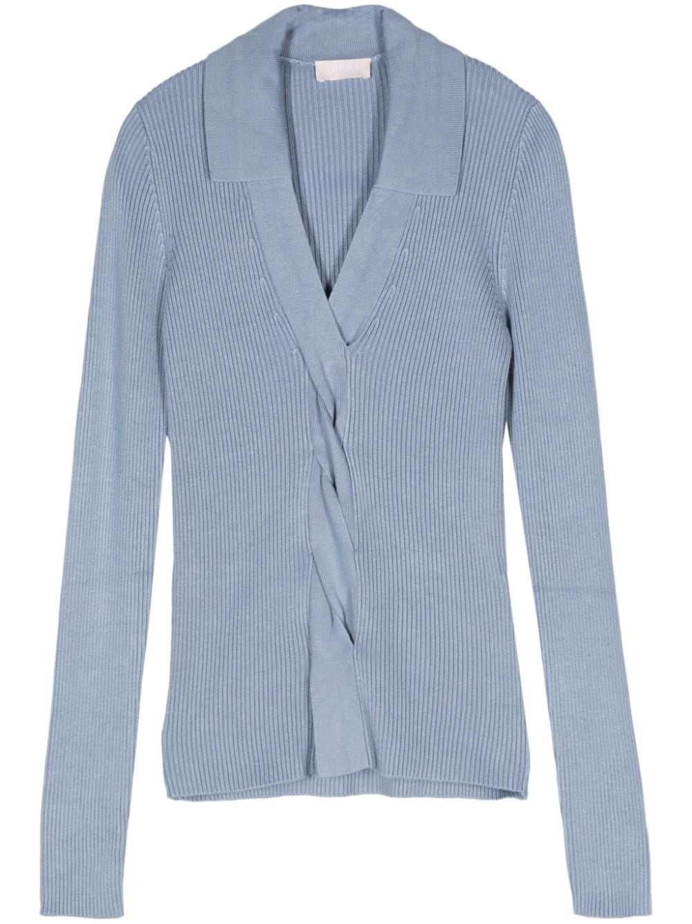 LIU JO ribbed sweater - Blue