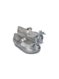 Mini Melissa bow-detailing ballerinas - Silver