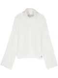 LIU JO roll-neck sweater - White