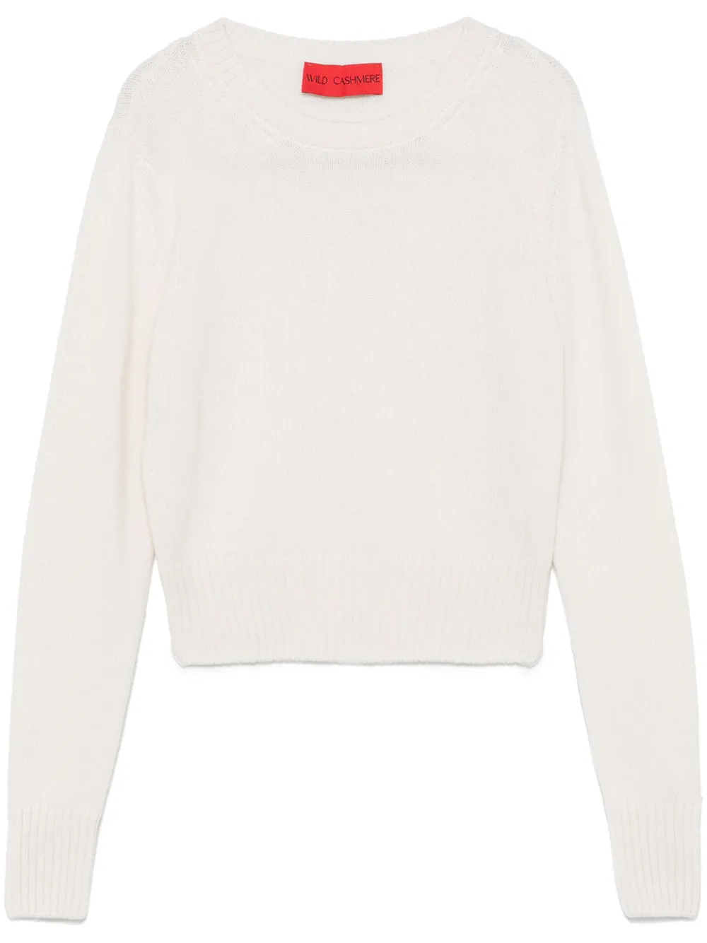 Wild Cashmere Sweater met ronde hals Beige