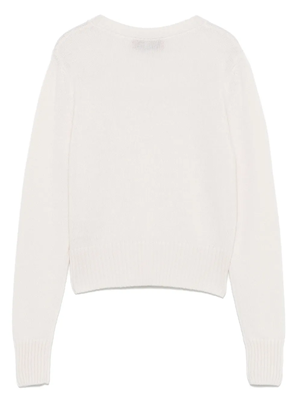 Wild Cashmere Trui met V-hals - Beige