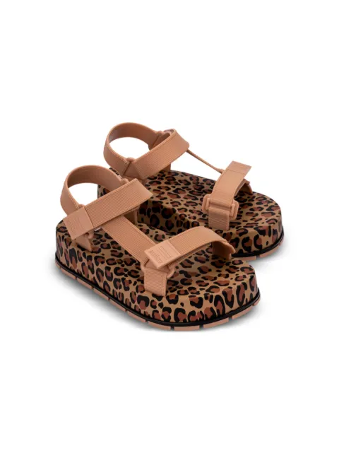 Mini Melissa animal-print sandals