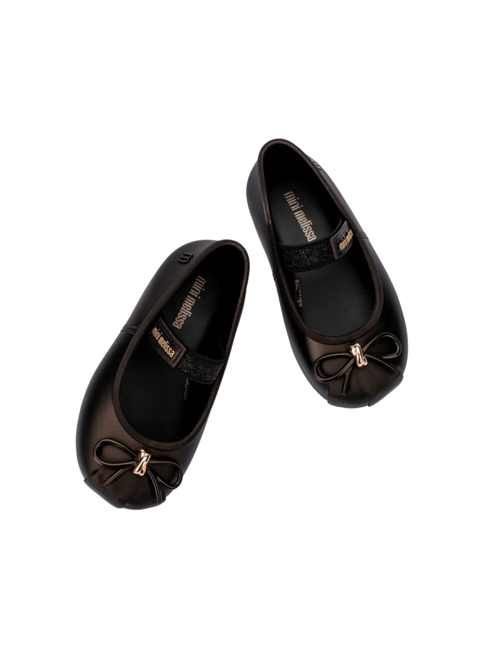 Mini Melissa translucent ballerinas Brown