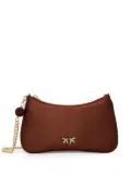 PINKO small satin shoulder bag - Brown