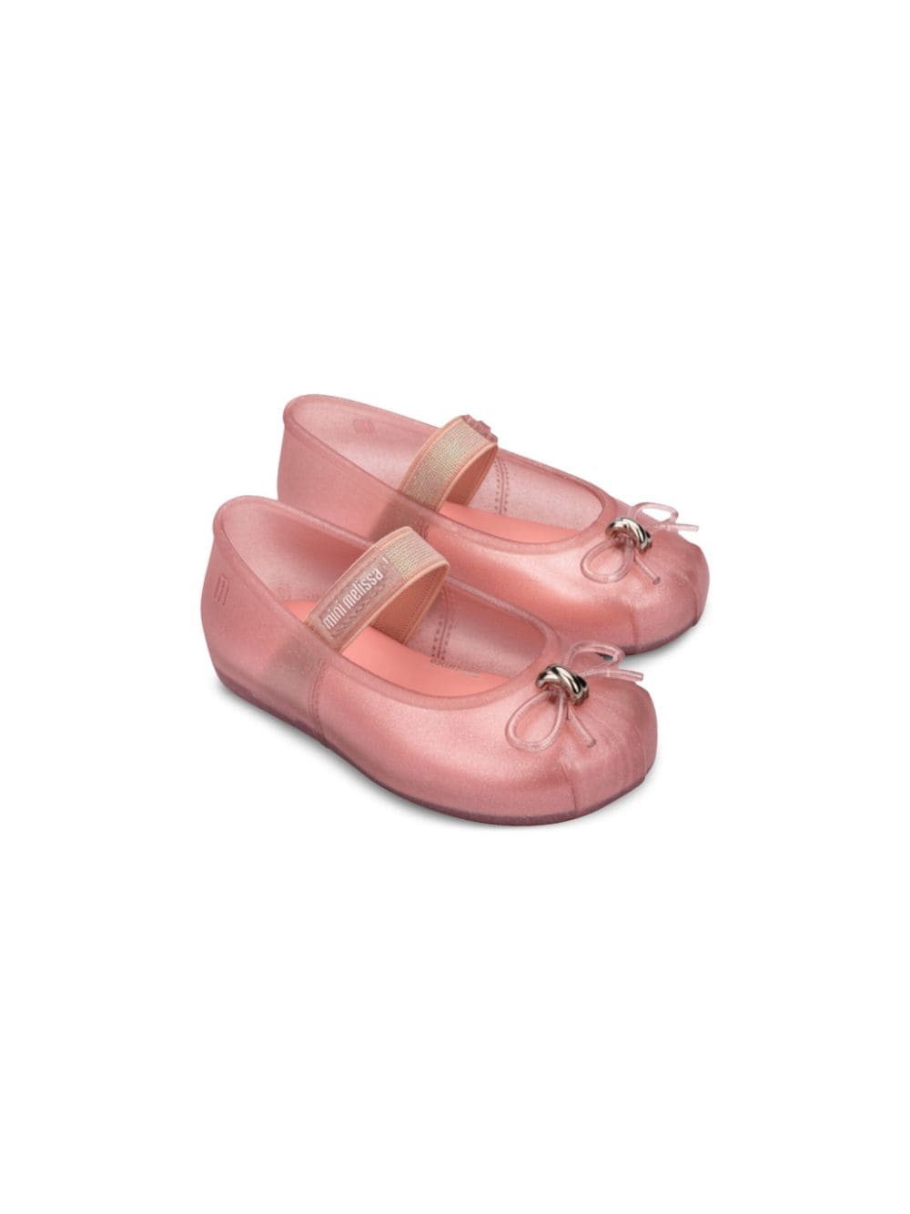 Mini Melissa translucent ballerinas - Rosa