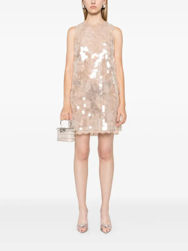 ermanno scervino sequin dress Ermanno Scervino Sequin-embellished Mini Dress