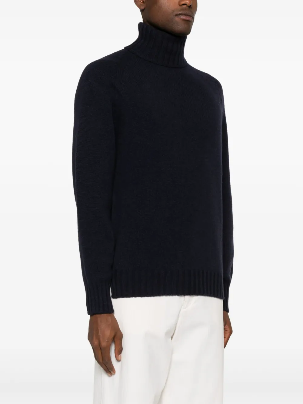 Ma'ry'ya Ribbed-knit Sweater In Blue