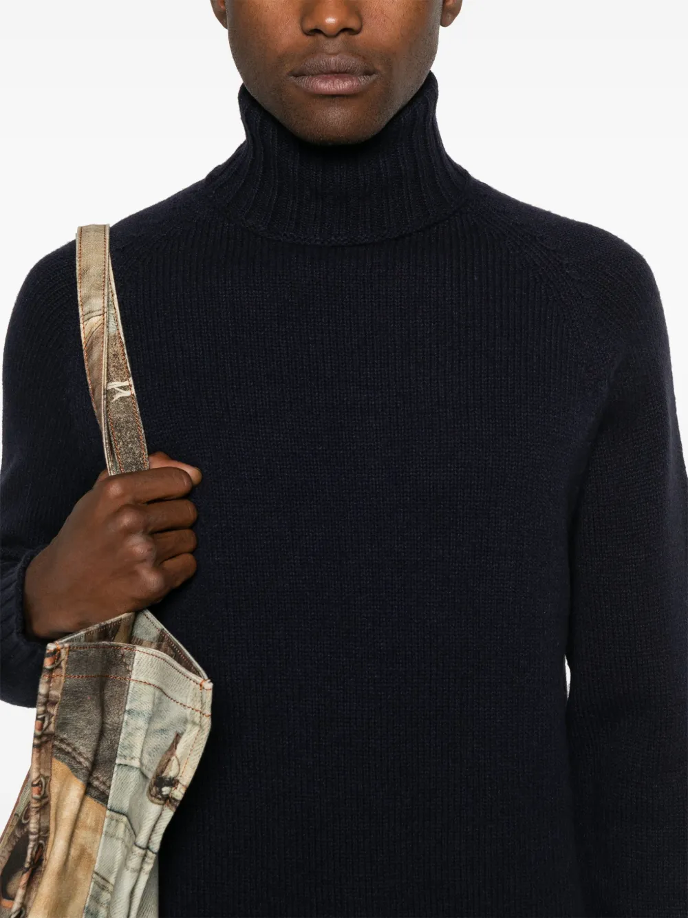 Ma'ry'ya Ribbed-knit Sweater In Blue