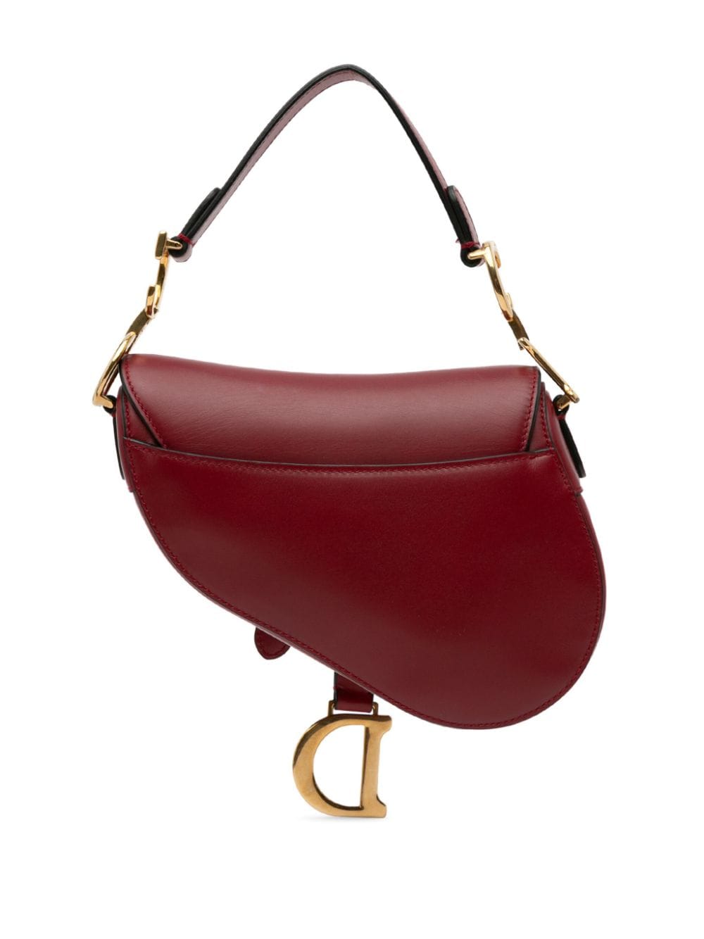 Christian Dior Pre-Owned 2018 Mini Leather Saddle Bag handbag - Rood