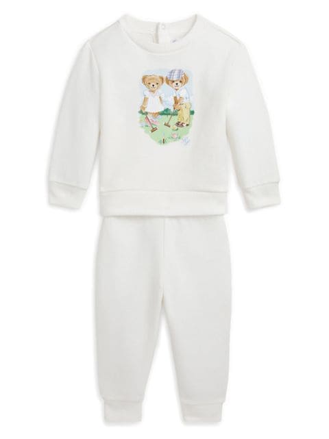 Ralph Lauren Kids traje deportivo con motivo Polo Bear