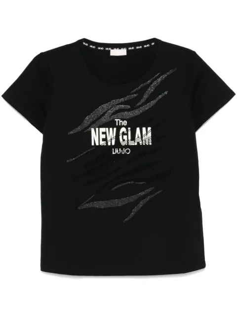 LIU JO rhinestone-embellished T-shirt
