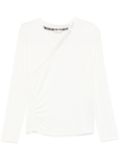 LIU JO V-neck T-shirt - White