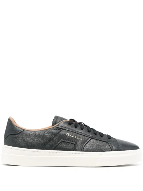 Santoni leather sneakers