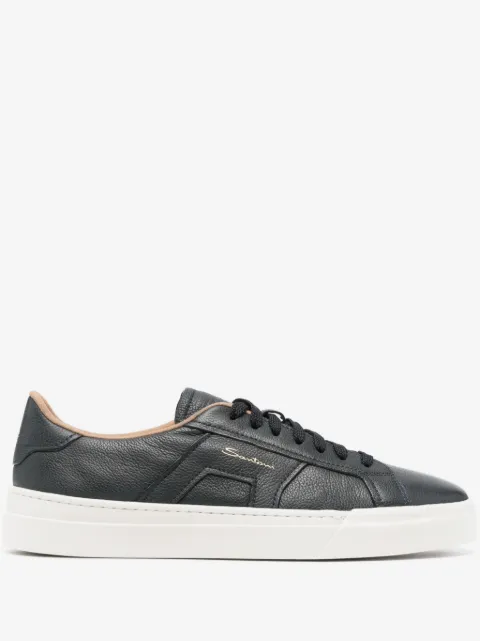 Santoni レザースニーカー