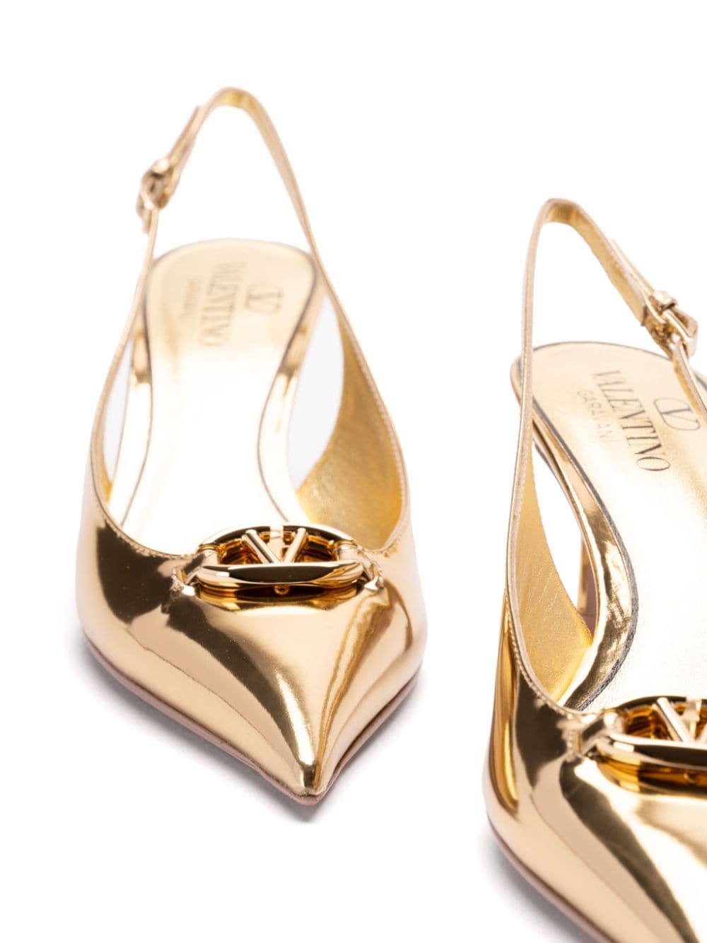 Valentino Garavani 60mm VLogo pumps - Goud