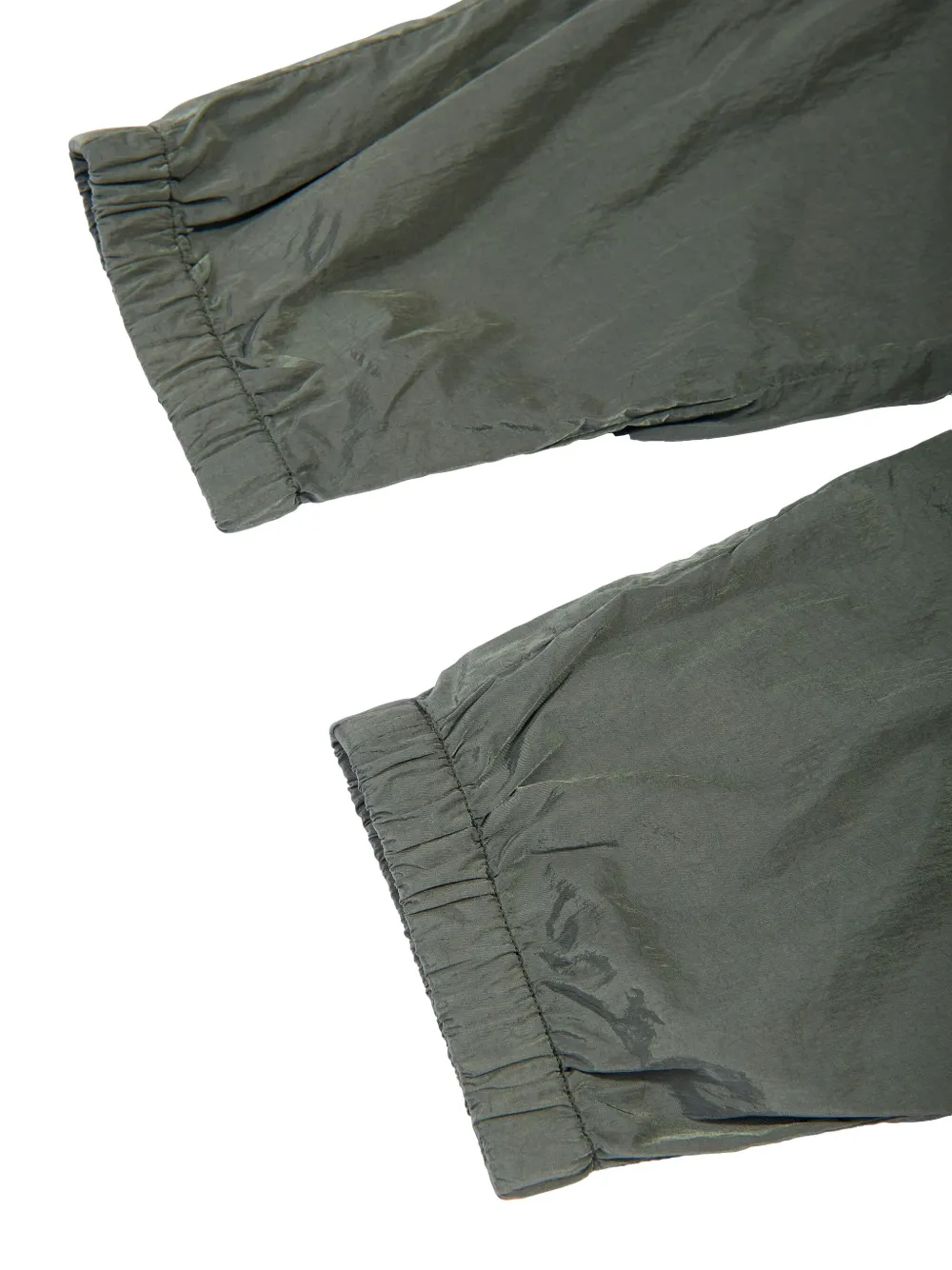 C.p. Company Lens Cargo Trousers In Green
