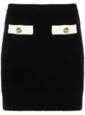 Self-Portrait knitted mini skirt - Black
