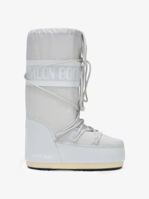 Moon Boot Kids bottines à logo imprimé
