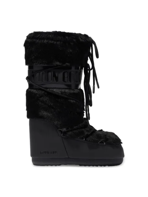 Moon Boot Kids faux fur snow boots