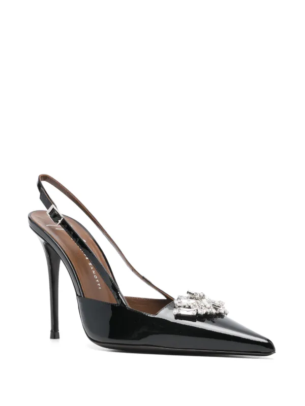 Giuseppe Zanotti ビジュートリム パンプス | ブラック | FARFETCH JP