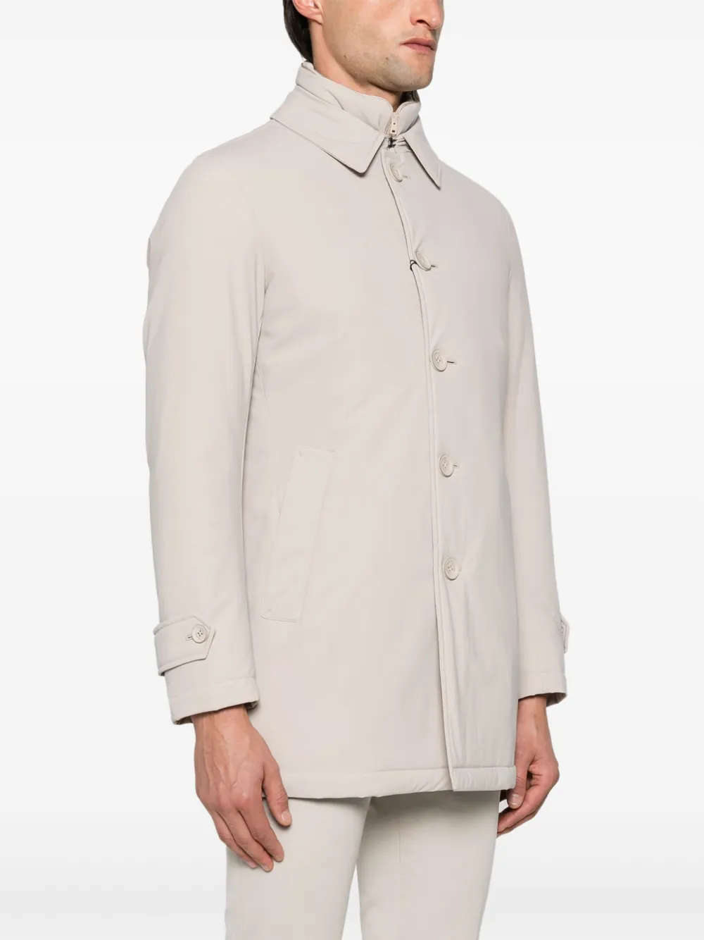 Herno Gewatteerde parka Beige