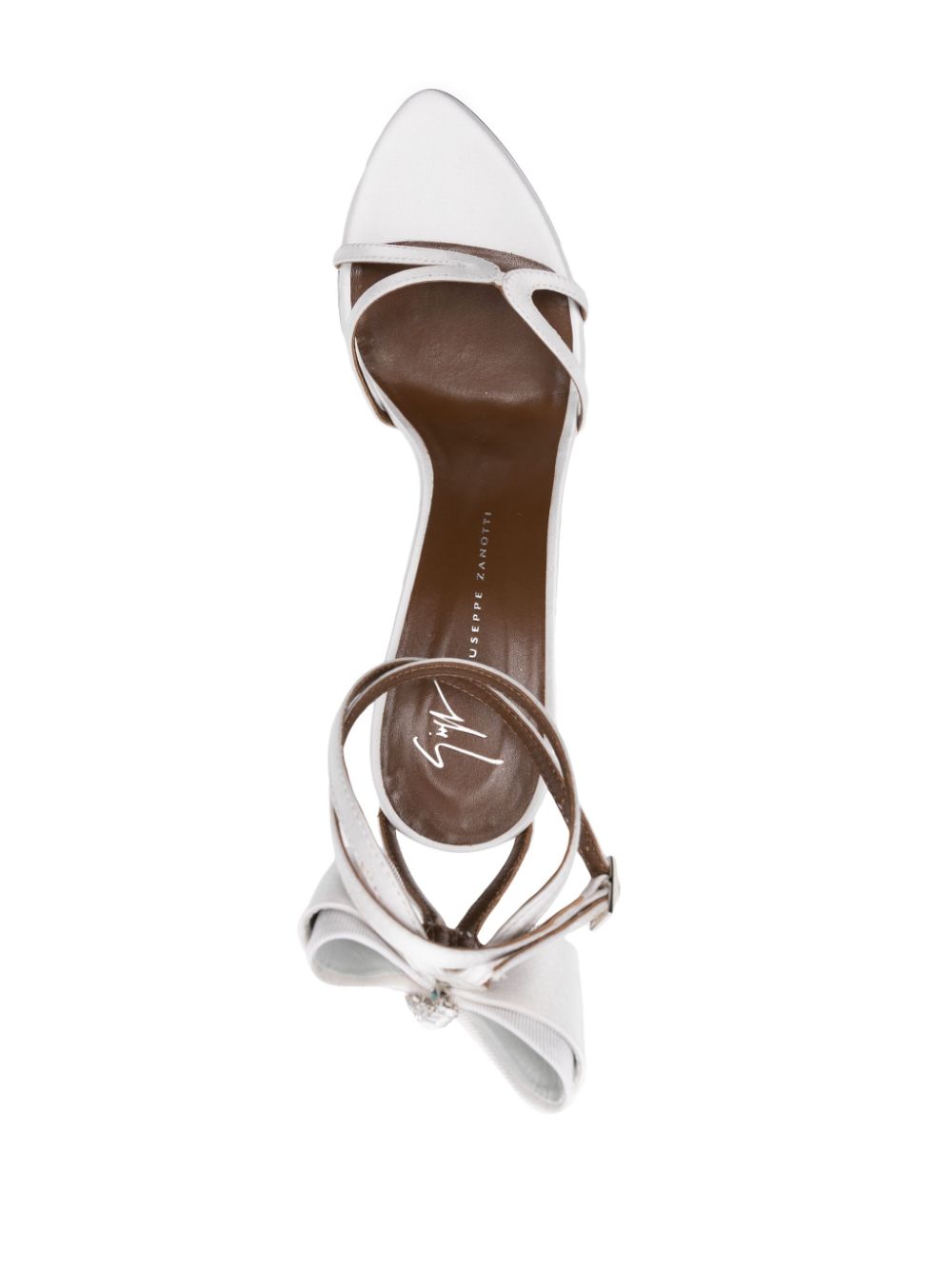 Giuseppe Zanotti Papillon 100 mm sandalen Wit