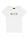 Missoni Kids rhinestone-embellished T-shirt - White