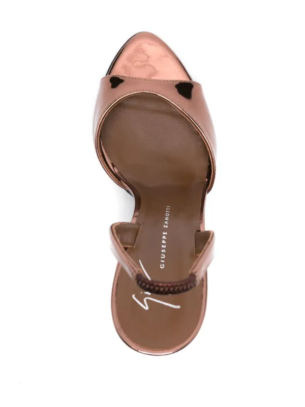Giuseppe Zanotti 110mm Lilibeth Sandals | Brown | FARFETCH