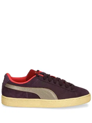 PUMA レースアップ レザースニーカー | ブラウン | FARFETCH JP